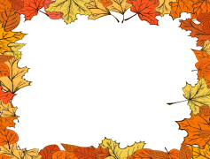 Fall Frame, Festive Touch, Seasonal Border, Cozy Vibes, Autumn Decor PNG