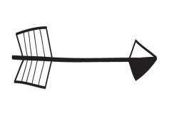 Feather Tribal Arrow, Bohemian Decor, Native American Style, Nature Inspired, Handcrafted Art PNG