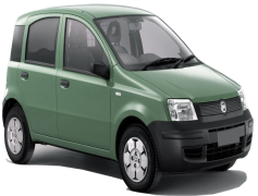 Fiat Panda Close Up, Compact Car, Urban Vehicle, Efficient Engine, Italian Design PNG