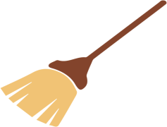 Flat Broomstick, Witchcraft, Halloween, Fantasy, Accessories PNG