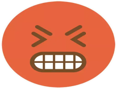 Flat Circle Emoji, Modern Element, Minimalist Icon, Geometric Emoticon, Round Symbol PNG