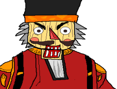 Fornite Crackshot, Unique Emote, Nutcracker Character, Battle Royale, Gaming Collectible PNG