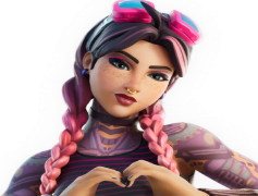 Fortnite Beach Bomber, Surfing Style, Gaming Aesthetic, Summer Vibes, Bright Colors PNG