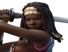 Fortnite Michonne, Skins, Zombies, Crossovers, Gaming PNG