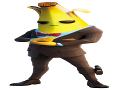 Fortnite Peely, Emote, Gaming, Banana, Fun PNG