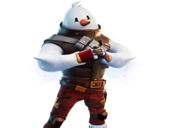 Fortnite Snowmando, Seasonal Skins, Epic Games, Winter Character, Snowy Outfit PNG