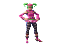Fortnite Zoey, Battle Royale, Colorful, Skins, Vivid PNG