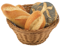 French Bread Basket, Bakery, Rustic, Artisan, Baguette PNG