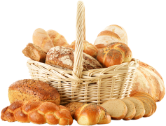 French Bread Basket, Rustic, Artisan, Bakery, Loaf PNG