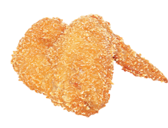 Fried Chicken Wings, Savory, Crispy, Spicy, Appetizer PNG