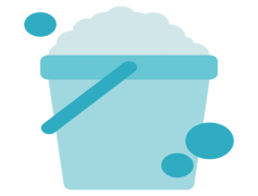 Full Bucket, Overflow, Container, Supply, Storage PNG