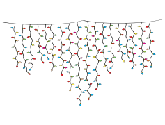 Garland Light Led, Holiday Decor, Indoor Lighting, Festive Illumination, Home Decoration PNG