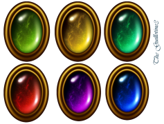 Gems, Collection, Riches, Treasures, Minerals PNG