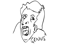 Genius Meme, Humor, Insight, Cleverness, Intelligence PNG