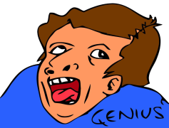 Genius Meme, Humor, Intellect, Sarcasm, Expression PNG