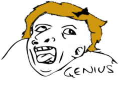 Genius Meme, Sarcasm, Reaction, Wit, Humor PNG