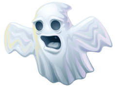 Ghost Scary, Haunted, Spooky, Chilling, Eerie PNG