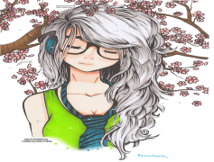 Girl Drawing, Portrait, Artistic, Sketching, Expression PNG