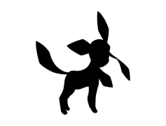 Glaceon Pokemon, Ice Type, Eevee, Special Attack, Evolution PNG