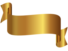 Gold Ribbon, Charity, Achievement, Honor, Support PNG