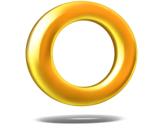 Gold Sonic Ring, Virtual Reward, Retro Gaming, Game Currency, Iconic Symbol PNG