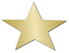 Gold Star Sticker, Award, Badge, Success, Motivation PNG
