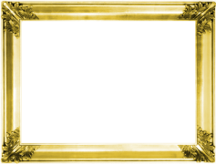 Golden Frame, Luxe Finish, Artistic Accent, Classic Touch, Ornate Trim PNG