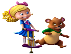 Goldie And Bear, Adventure, Forest, Friendship, Fun PNG