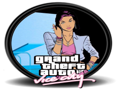 Grand Theft Auto Vice City Logo, Action, Urban, Adventure, Neon PNG