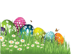 Grass Easter Egg, Colorful Egg, Nature Inspired, Spring Decor, Festive Decoration PNG