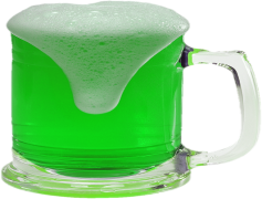 Green Beer, Irish Tradition, Unique Flavor, Festive Drink, Party Beverage PNG