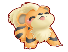 Growlithe Pokemon, Flame Body, Trainer Favorite, Cute Canine, Fire Type PNG