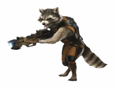 Guardian Rocket Raccoon, Marvel Universe, Guardians Team, Comic Character, Heroic Mischief PNG