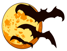 Halloween Bat, Night, Flying, Spooky, Shadow PNG