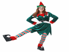Halloween Costumes Elf, Enchanted Garb, Festive Outfit Ideas, Holiday Dress-Up, Seasonal Fun PNG