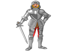 Halloween Costumes Knight, Costume Party, Knightly Ensemble, Medieval Armor, Fantasy Warrior PNG