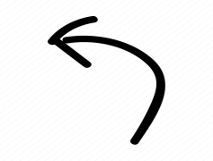 Hand Drawn Arrow, Doodle Pointer, Whimsical Line, Artistic Arrowhead, Playful Indicator PNG