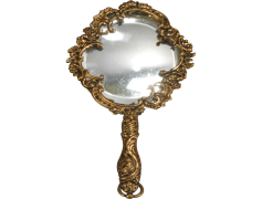 Hand Mirror, Vanity, Reflection, Beauty, Grooming PNG