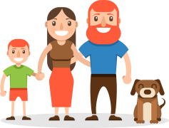 Happy Family Vector, Unity, Bonding, Joy, Support PNG