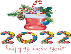Happy New Year 2022, New Beginnings, Joy, Hope, Prosperity PNG