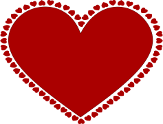 Hearts Frame, Sweet Emblem, Sentimental Outline, Heart Motif, Romantic Border PNG