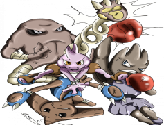 Hitmonchan Pokemon, Punching Ability, Martial Arts, Fighting Type, Speedy Attacks PNG