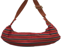 Hobo Bag, Soft Material, Bohemian Chic, Versatile Tote, Everyday Use PNG