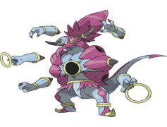 Hoopa Pokemon, Mythical Creature, Dark Type, Psychic Type, Unbound Form PNG