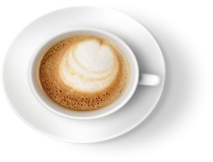 Hot Cappuccino, Frothy Milk, Steamy Beverage, Morning Pick-Me-Up, Rich Espresso PNG