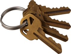 House Keys, Keychain, Home Security, Key Storage, Lock Mechanism PNG