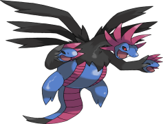 Hydreigon Pokemon, Dragon Type, Competitive Battler, Three Heads, Evolved Form PNG
