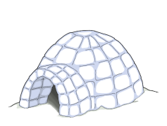 Igloo, Cold, Unique, Shelter, Ice PNG