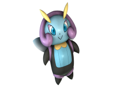 Illumise Pokemon, Pollination, Female Form, Bug Type, Generation Three PNG