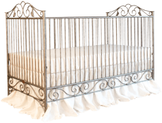 Infant Bed, Cozy Space, Crib, Nursery Furniture, Baby Bedding PNG
